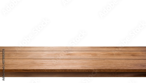 A wooden table surface ideal for placing food items or decorative displays for a cozy dining experience.