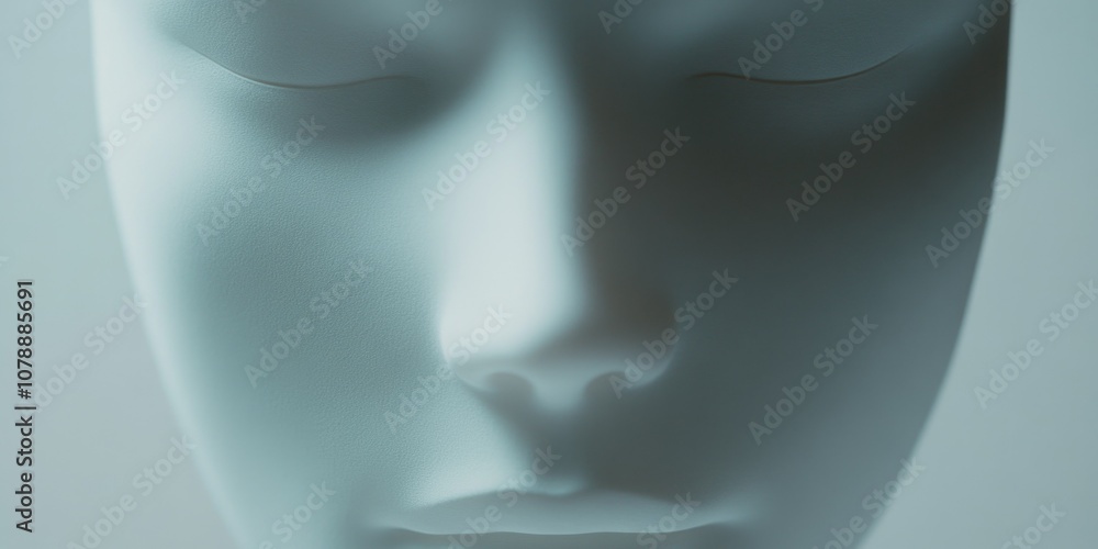 Faceless Mannequin with Detailed Facial Features Faceless Mannequin with Detailed Facial Features