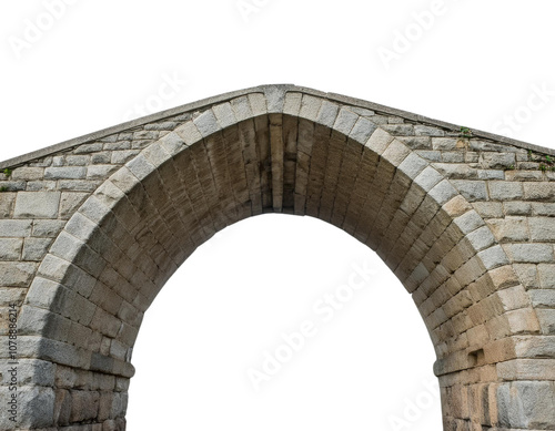 A stunning stone archway showcasing intricate architectural design and craftsmanship, perfect for any project.