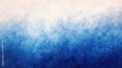 Abstract Gradient Background with Soft Brush Strokes in Shades of Blue and White Ideal for Various Creative Projects and Designs