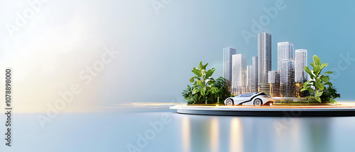 Innovative urban infrastructure redefines smart city skyline with sustainable robotic transportation