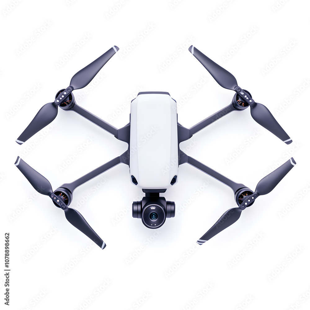 Drone isolated on white background Drone isolated on white background