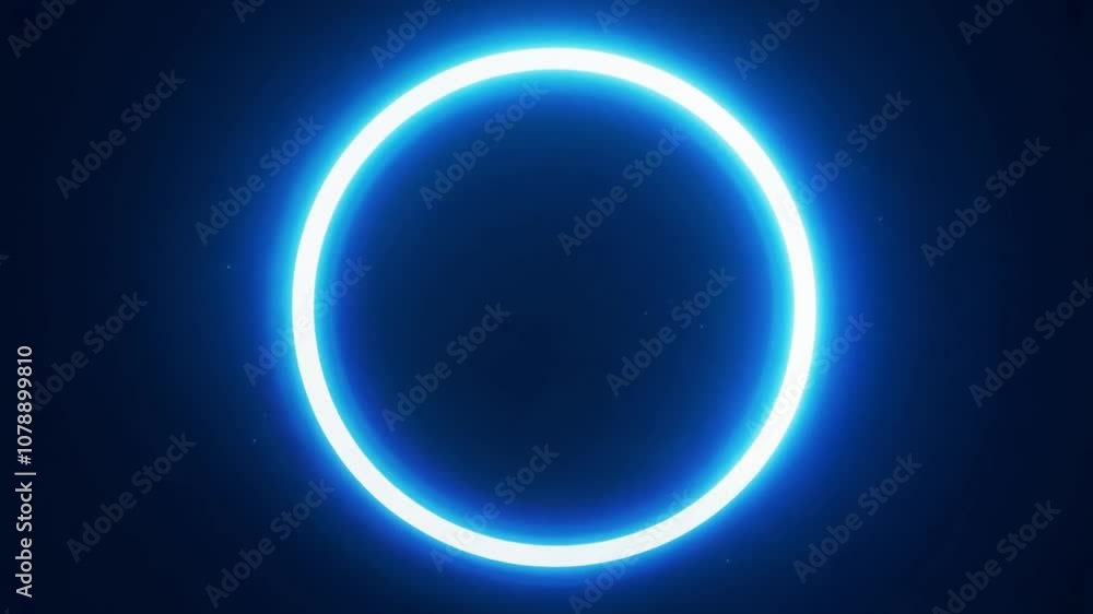 Abstract neon circle rotation with radiant shining details
Abstract neon circle rotation with radiant shining details