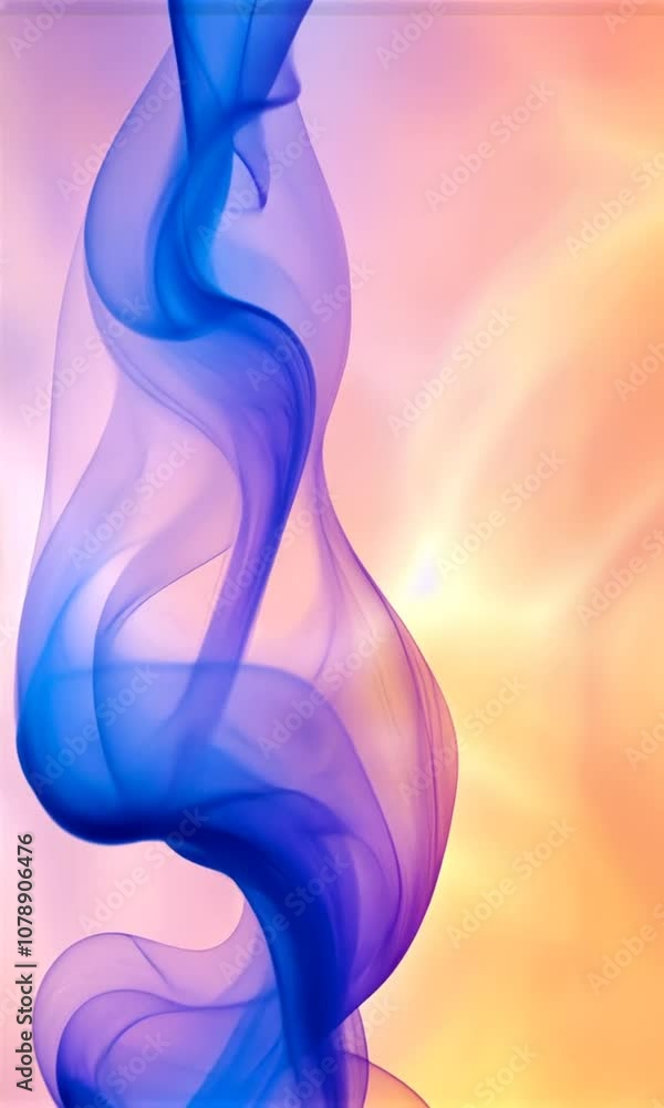 Ethereal Wave of Colorful Smoke Flowing Gracefully Against a Soft Gradient Background, Creating a Captivating and Dreamy Visual Experience for Art and Design Projects Ethereal Wave of Colorful Smoke Flowing Gracefully Against a Soft Gradient Background, Creating a Captivating and Dreamy Visual Experience for Art and Design Projects