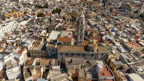 Photos Aerial view of the church of San Domenico located in the historic center of Andria, in Puglia, Italy