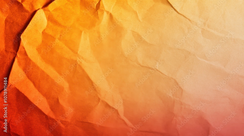 Antique Paper Background with Vibrant Color Gradient Showcasing Textured Wrinkles and Smooth Transitions from Warm Orange to Soft Peach Tones Antique Paper Background with Vibrant Color Gradient Showcasing Textured Wrinkles and Smooth Transitions from Warm Orange to Soft Peach Tones