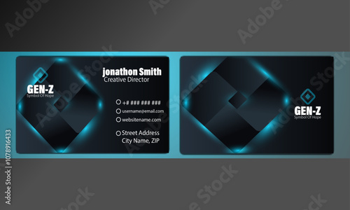  Strategic Consultancy business card: Sleek Design for Professional Branding | Multicolor theme  double sider business card design on adobe stock marketplace