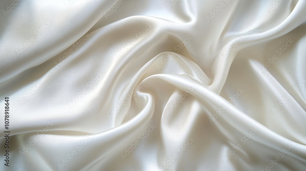 Abstract White Silk Fabric Texture Background Abstract White Silk Fabric Texture Background