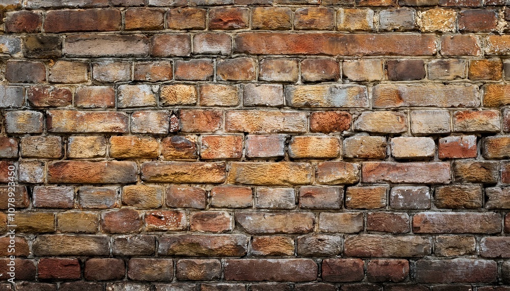 Old wall background with stained aged bricks Old wall background with stained aged bricks