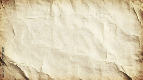 A Close Up View of Crumpled Paper with a Vintage Aesthetic