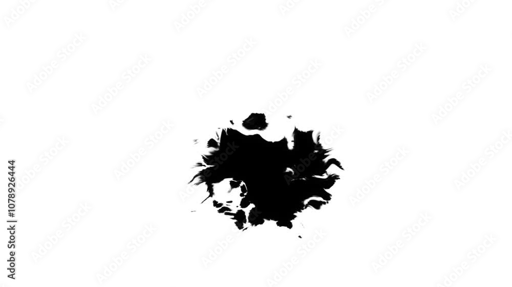 splash of black ink liquid flow splash of black ink liquid flow