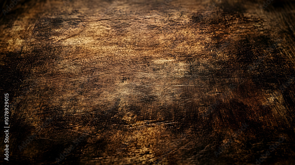 Obraz premium Dark Brown Wood Grain Texture, A Close-Up Shot with Depth and Detail, Showing the Unique Patterns of Wood