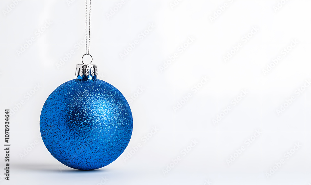 Christmas tree ball with shiny surface isolated on white Christmas tree ball with shiny surface isolated on white