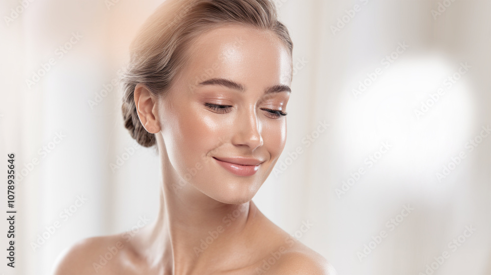 Beauty Face Women with Flawless, Glowing Skin Beauty Face Women with Flawless, Glowing Skin