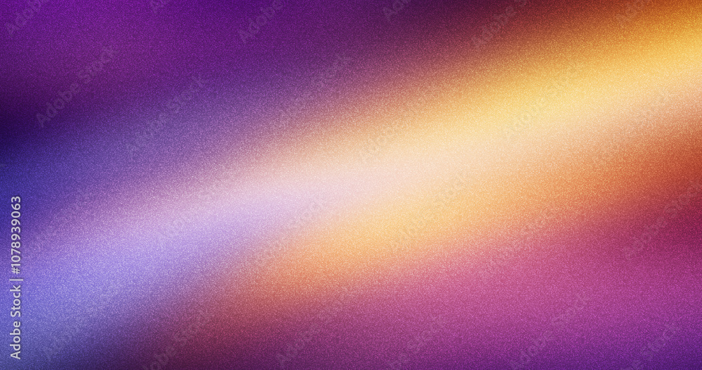 Purple yellow background with noise texture. Suitable for web header banner poster design Purple yellow background with noise texture. Suitable for web header banner poster design