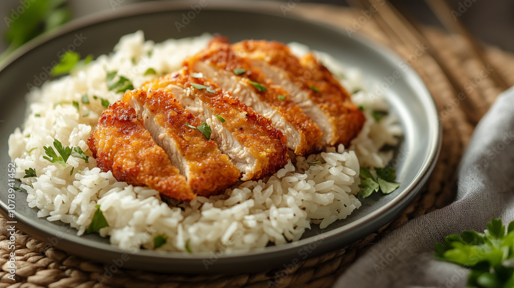 Delicious chicken chop rice pictures
Delicious chicken chop rice pictures