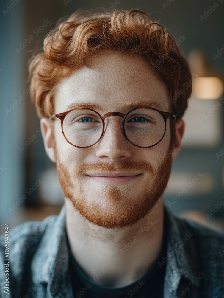 Red-haired Man in Glasses Red-haired Man in Glasses