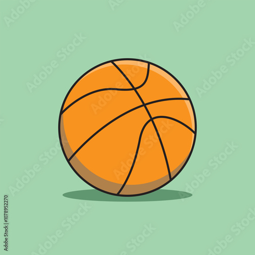 0002 Basket Ball Vector by NMP