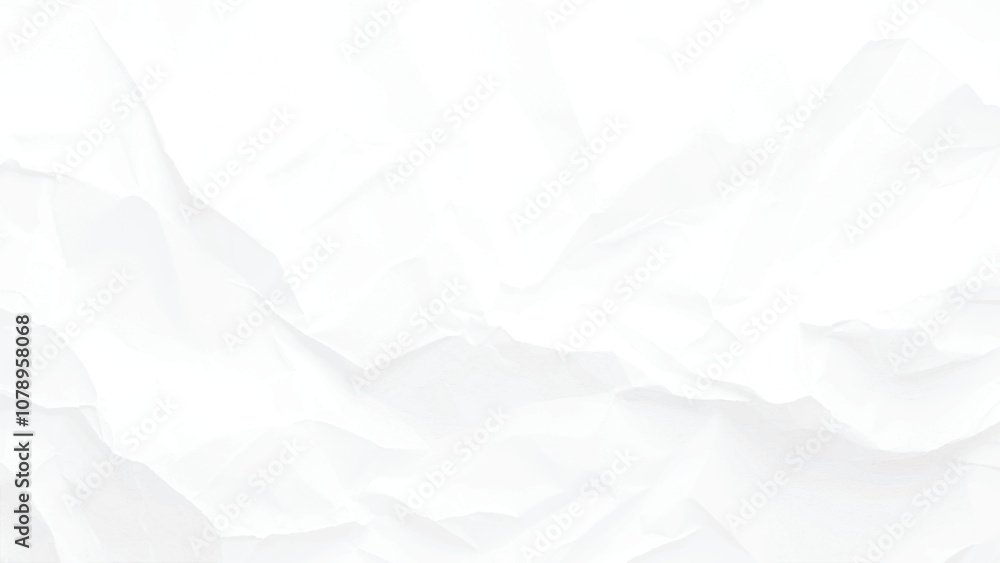 White Paper Texture background. Crumpled white paper abstract shape background with space paper recycle for text. White crumpled paper texture background. White Paper Texture background. Crumpled white paper abstract shape background with space paper recycle for text. White crumpled paper texture background.