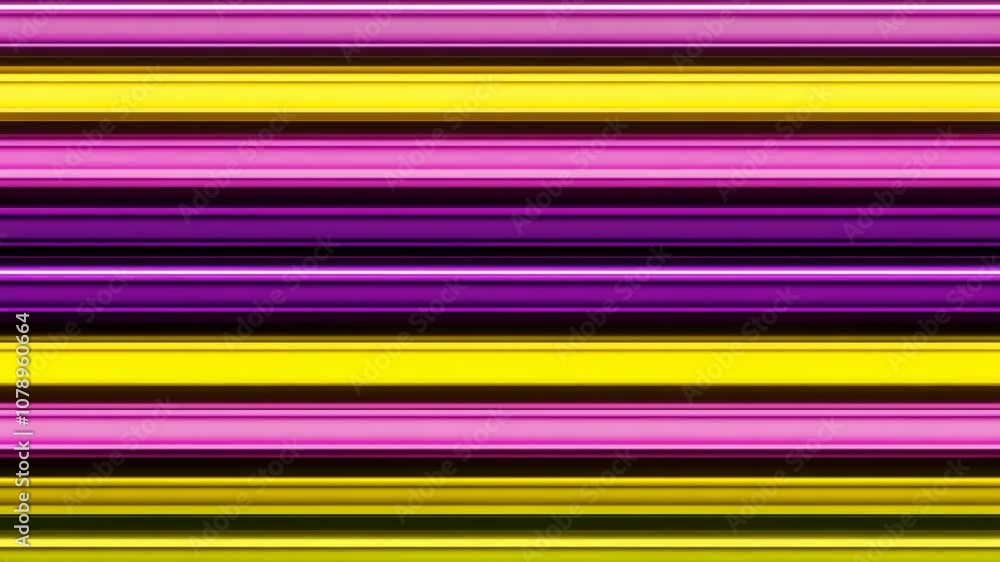 This image features a horizontal, abstract design with alternating purple and yellow stripes This image features a horizontal, abstract design with alternating purple and yellow stripes