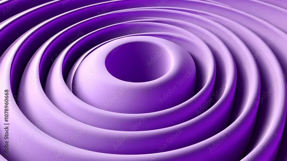 A close-up of purple and lavender concentric circles, creating a hypnotic effect A close-up of purple and lavender concentric circles, creating a hypnotic effect