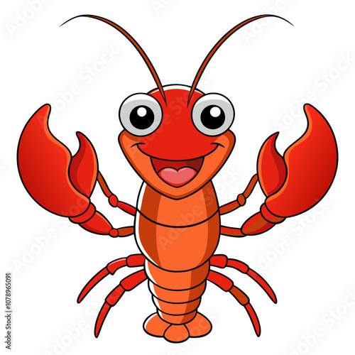 illustration of cartoon crab