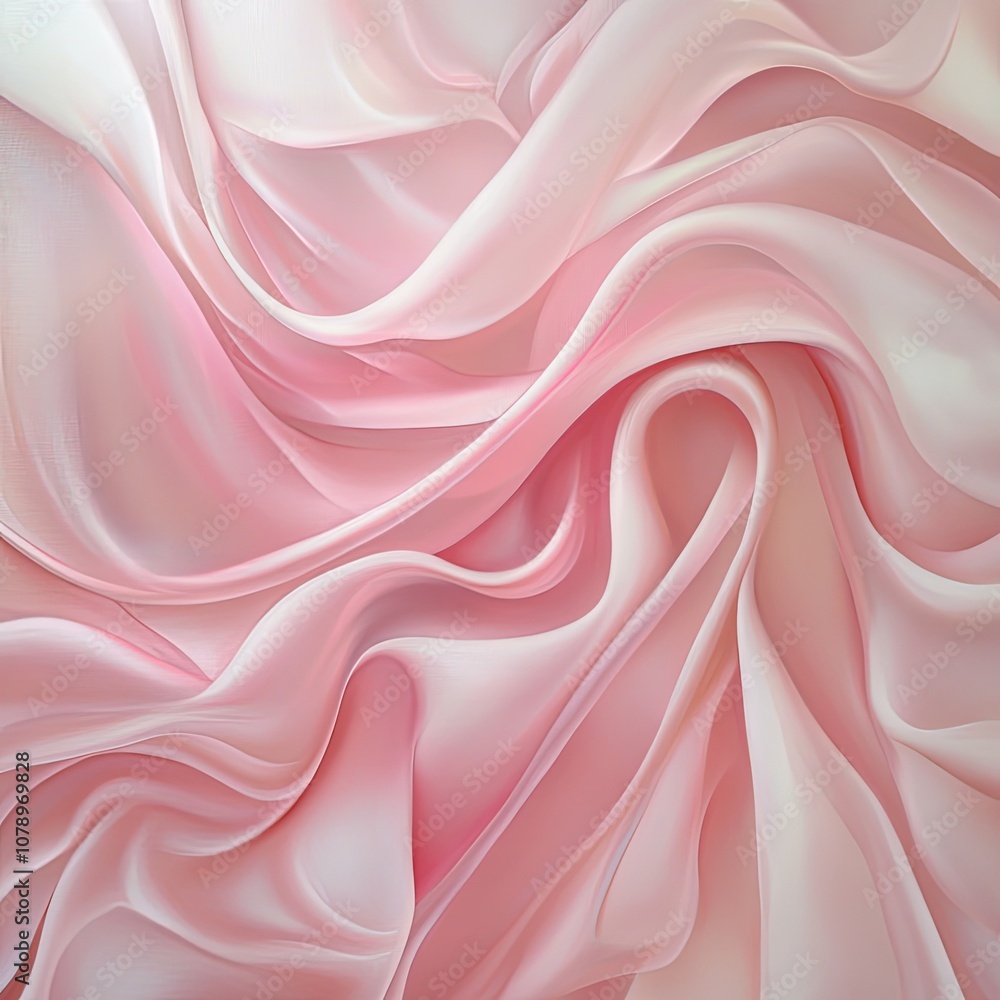 Elegant pink fabric draped in soft waves, creating a serene and sophisticated atmosphere for design projects. Elegant pink fabric draped in soft waves, creating a serene and sophisticated atmosphere for design projects.