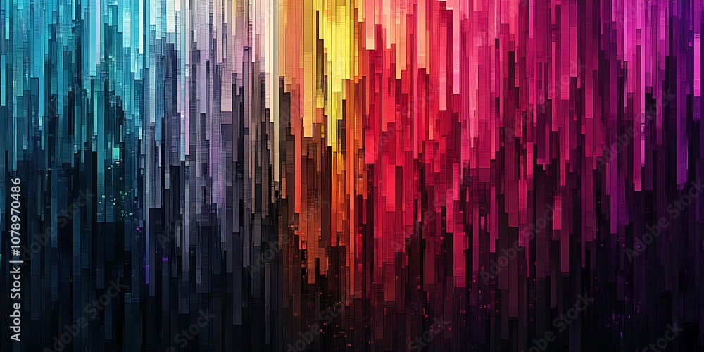 a close up of a colorful wall with many lines of color a close up of a colorful wall with many lines of color