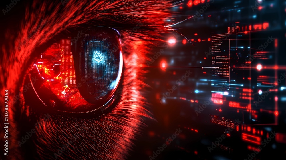 Cat-inspired cyberpunk pattern with neon colors, high-contrast shadows, and digital circuitry, evoking a futuristic urban environment and edgy aesthetic Cat-inspired cyberpunk pattern with neon colors, high-contrast shadows, and digital circuitry, evoking a futuristic urban environment and edgy aesthetic