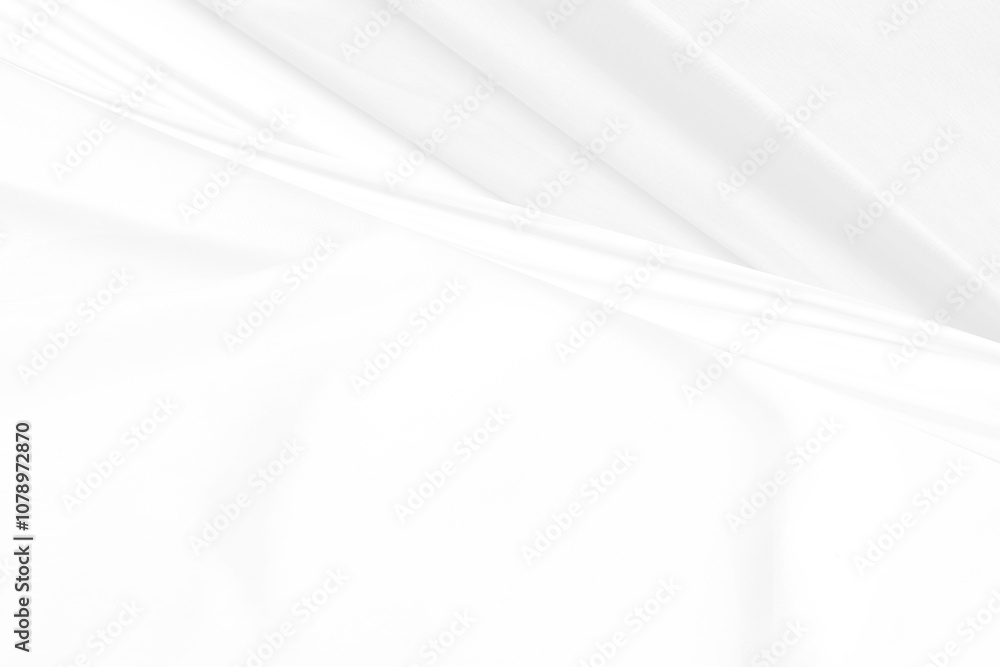 beautiful Clean fashion woven soft fabric abstract smooth curve shape decorative textile white background beautiful Clean fashion woven soft fabric abstract smooth curve shape decorative textile white background