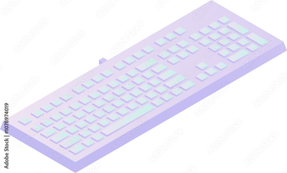 keyboard isometric vector keyboard isometric vector