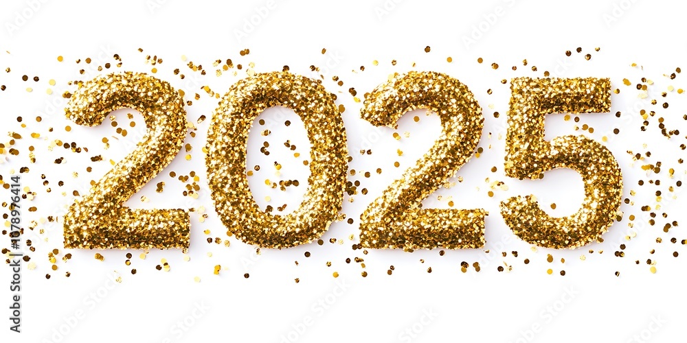 a close up of a gold glitter number on a white background a close up of a gold glitter number on a white background