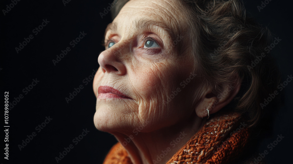 Portrait of senior woman Portrait of senior woman