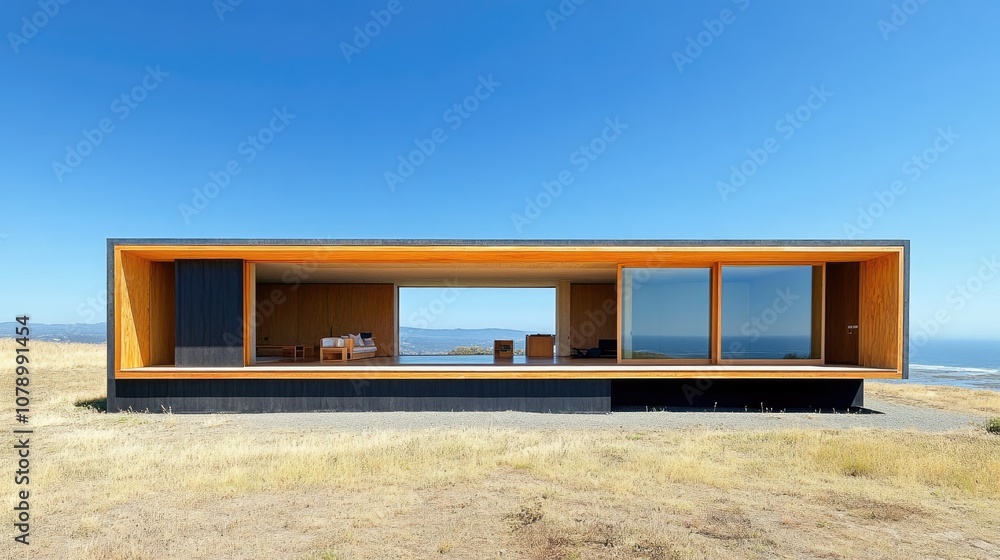 Modern Minimalist House with Ocean View Modern Minimalist House with Ocean View