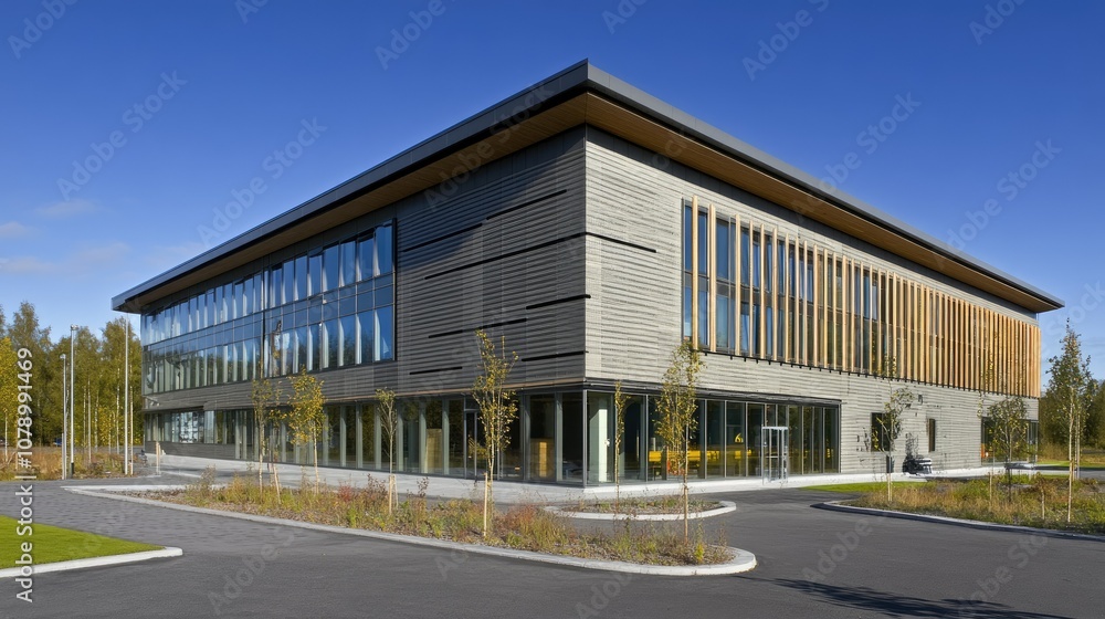 Modern Architectural Design of a Contemporary Building Modern Architectural Design of a Contemporary Building