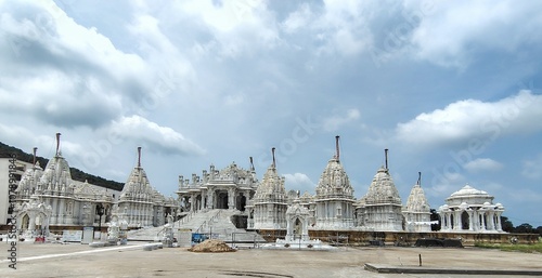 A temple built with white marble.