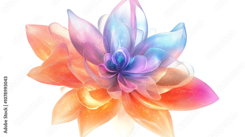 flower isolated on a white background flower isolated on a white background