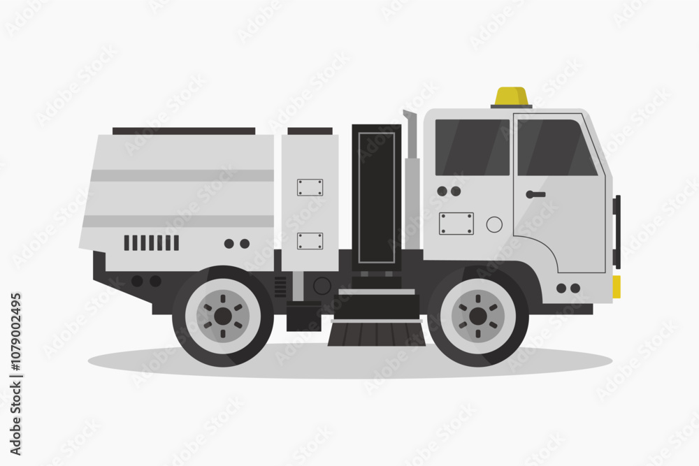 Modern Street Sweeper Truck Modern Street Sweeper Truck