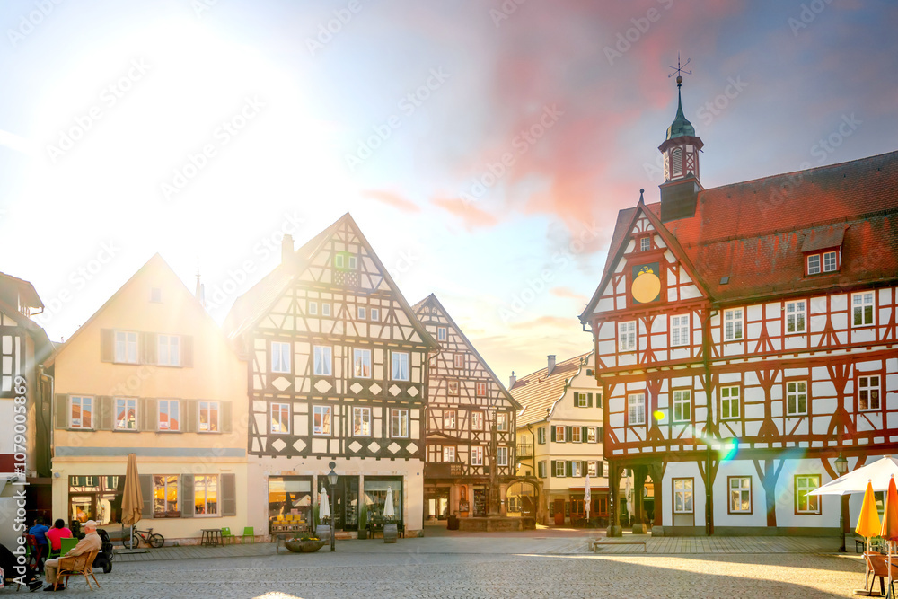 Obraz premium Altstadt, Bad Urach, Deutschland 