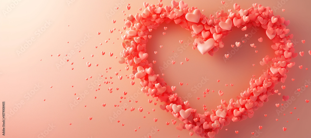 love icon frame on peach background 4 love icon frame on peach background 4