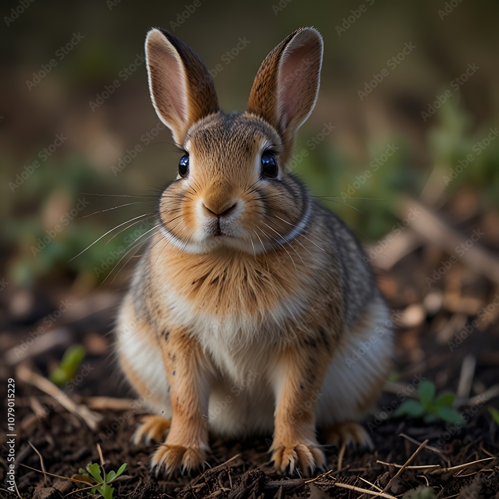 Fototapeta premium rabbit in the grass