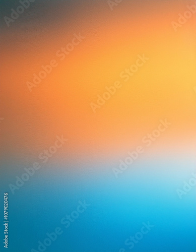 Abstract Orange and Blue Gradient Background