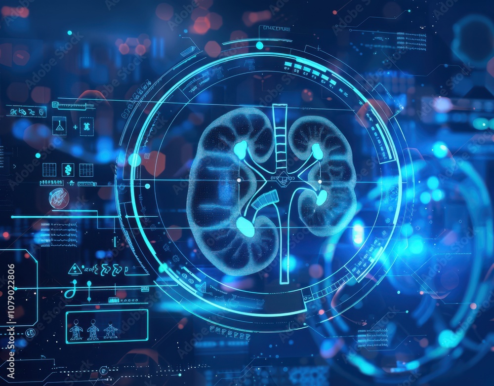 kidney testing results on digital interface kidney testing results on digital interface