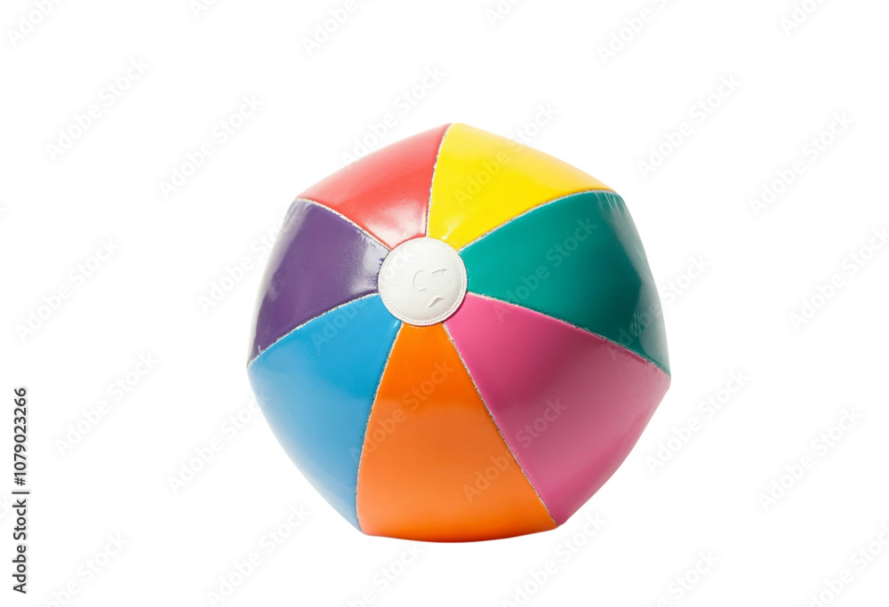 Fototapeta premium beach ball isolated on white