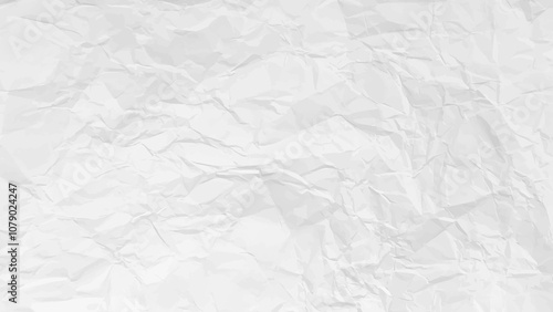 White clean crumpled paper