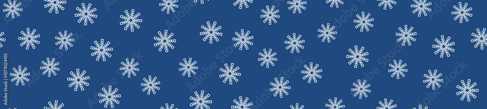 Winter seamless pattern with snowflakes Winter seamless pattern with snowflakes