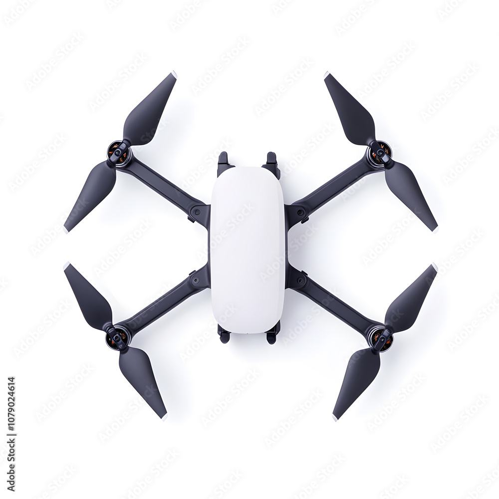 Drone isolated on white background Drone isolated on white background