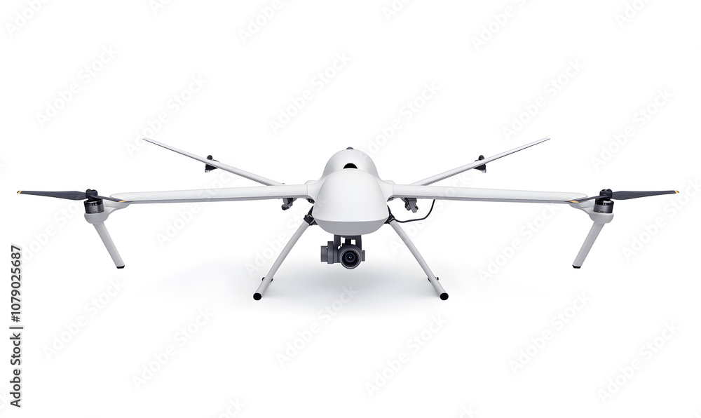Drone isolated on white background Drone isolated on white background