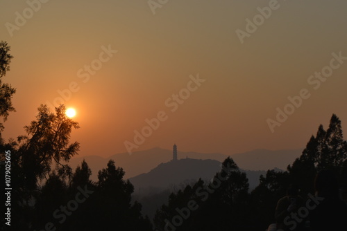 Sunset at the Summer Palace