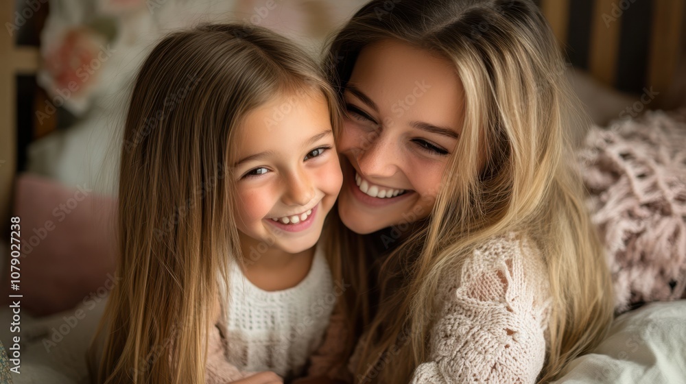 The Joyful Mother and Daughter The Joyful Mother and Daughter